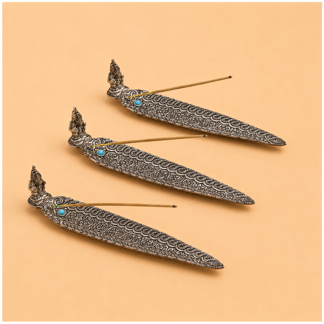 Aluminium Figure Incense Holder