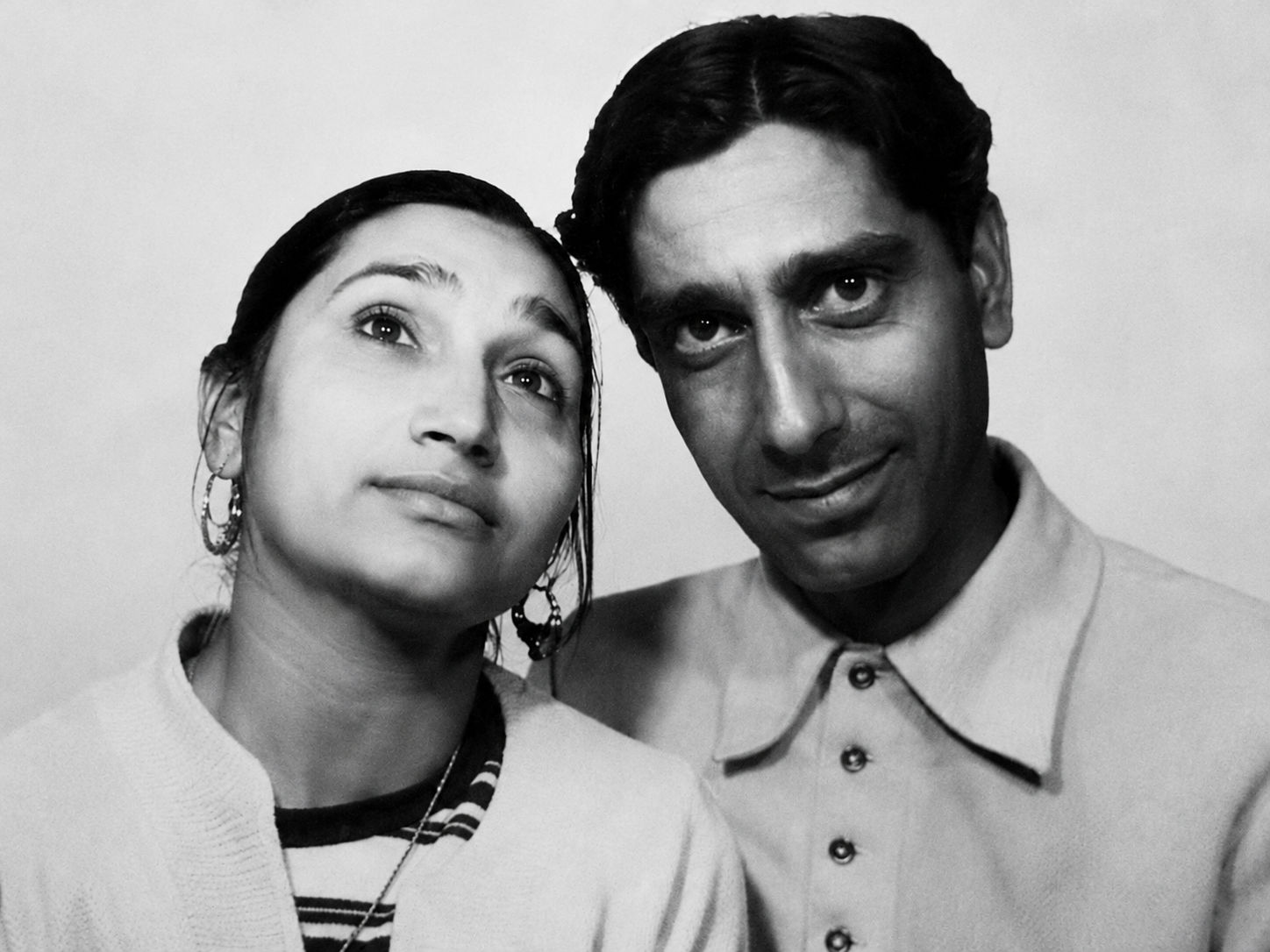 Bebe and her husband as a young couple